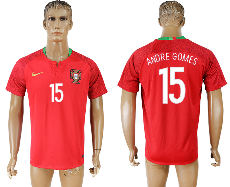 2018 world cup Maillot de foot Portugal #15 ANDER GOMES RED